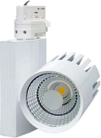 Bílý 3 fázový lištový LED reflektor denní bílá 40W