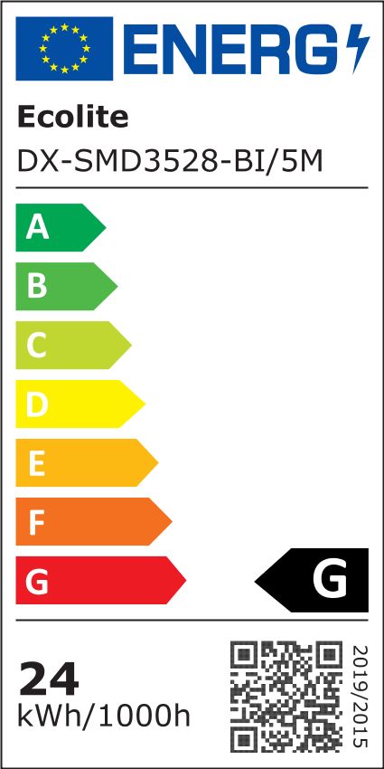 LED páska 4,8W/m bez krytí kompletní sada 5m