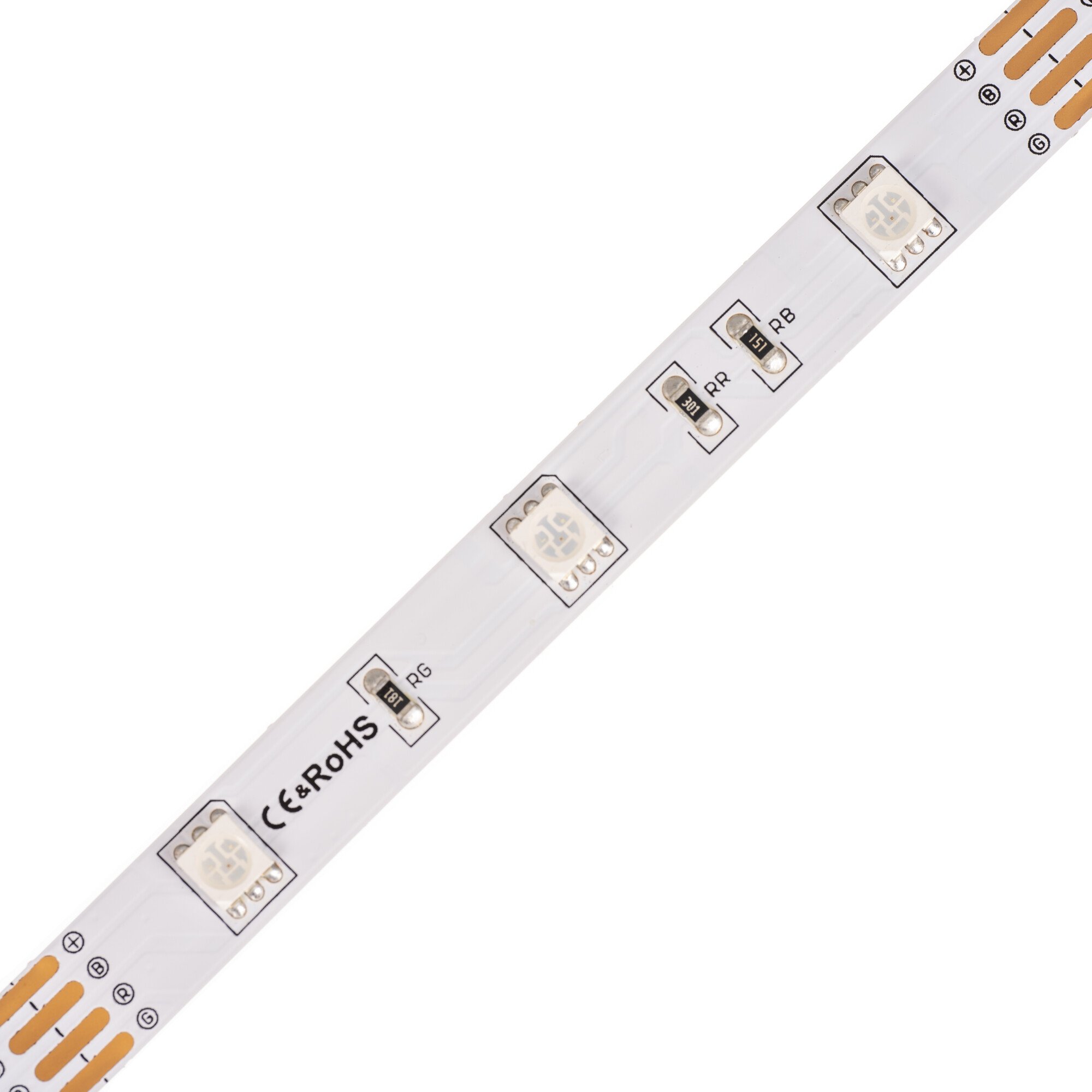 RGB LED pásik 7,2W/m 150SMD vnútorný 12V