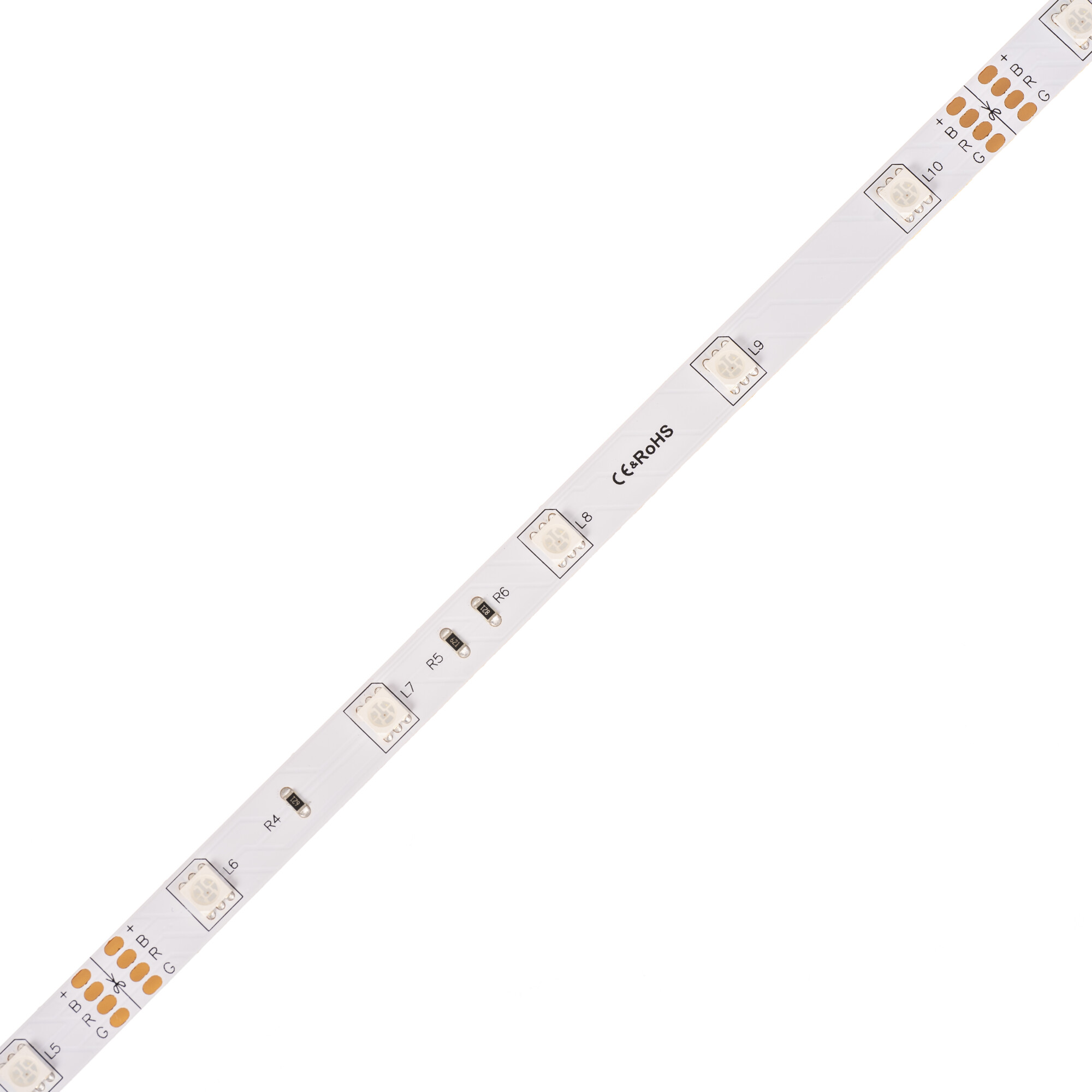 RGB LED pásik 7,2W/m 150SMD 24V