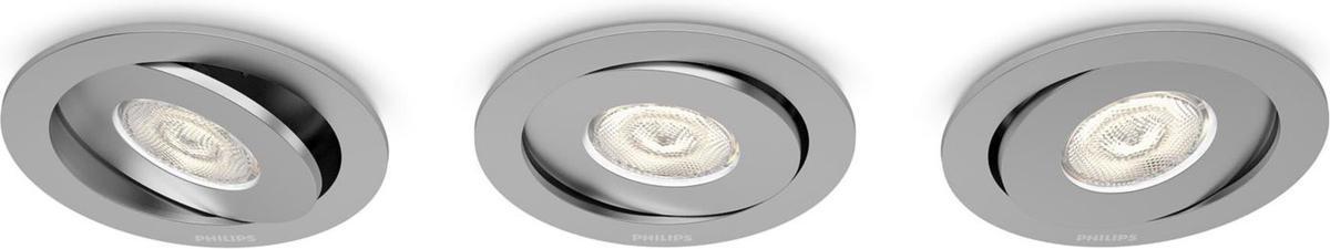LED Asterope svítidlo zápustné hliník set 3x4,5W selv 59183/48/16