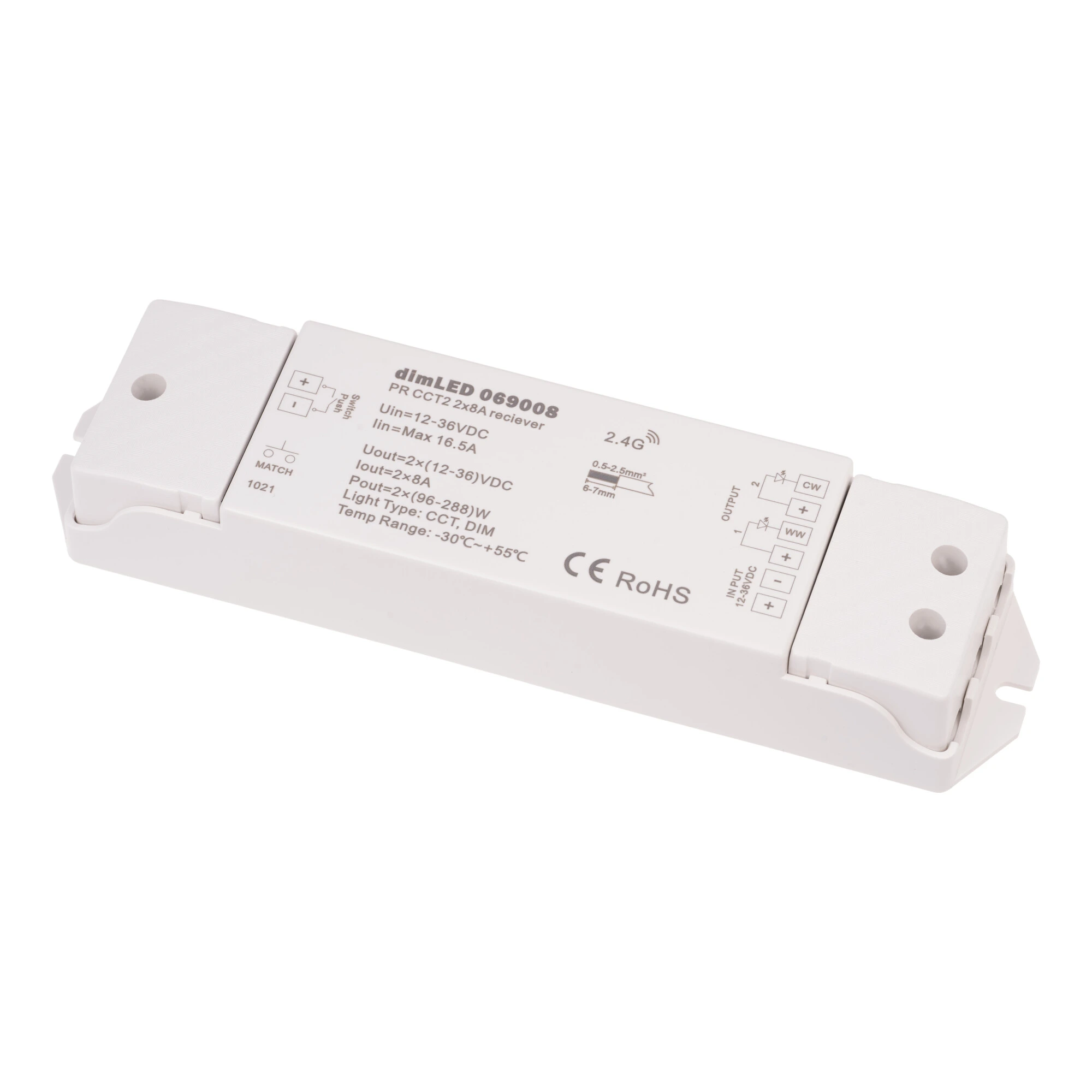 Přijímač DimLED PR CCT2