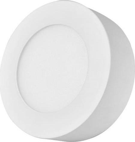 Stmívatelný bílý kruhový přisazený LED panel 120mm 6W teplá bílá