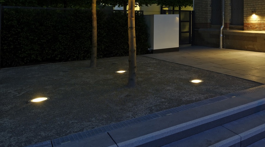 Pojezdové zemní LED svítidlo 24W teplá bílá
