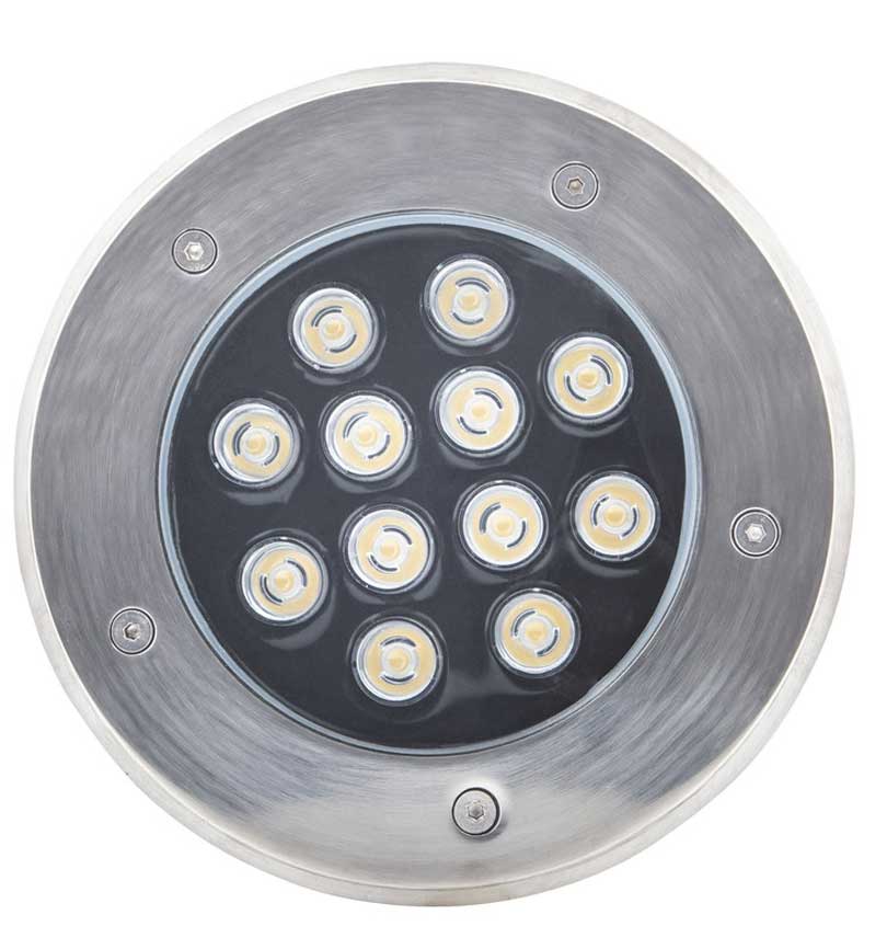 Pojezdové zemní LED svítidlo 12W denní bílá