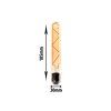 100484 led zarovka e27 filt28 filament 185mm led zarovka e27 filt28 filament 185mm 4w