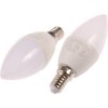 100523 2 svicka led zarovka e14 svc37 5w tepla bila