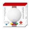 101541 2 led stropni svitidlo 7w denni bila ip44 s cidlem 360