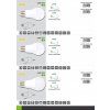 101712 2 led nastenne svitidlo 12w denni bila oval s krytem