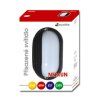 101712 4 led nastenne svitidlo 12w denni bila oval s krytem