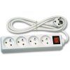 Prodlužovací kabel 4 zásuvky s vypínačem (Délka 1,5m)