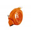 Prodlužovací kabel-spojka oranžový 3x1,0mm