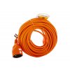 Prodlužovací kabel-spojka oranžový 3x1,0mm