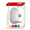 101916 5 bile led venkovni nastenne osvetleni s cidlem 10w denni bila ip44