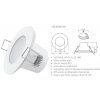 102867 7 led bodove svitidlo 5w bono r white denni bila