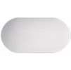 103053 led bile nastenne svitidlo 14w dita oval denni bila