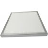Stříbrný LED panel s rámečkem 600x600mm 45W denní bílá 6000lm