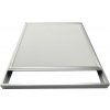 Stříbrný LED panel s rámečkem 600x600mm 45W denní bílá 6000lm