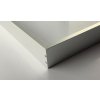 Stříbrný LED panel s rámečkem 600x600mm 45W denní bílá 6000lm