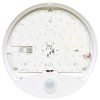 125370 1 bile led venkovni nastenne svitidlo 15w s cidlem lora denni bila