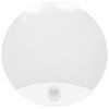 125370 bile led venkovni nastenne svitidlo 15w s cidlem lora denni bila