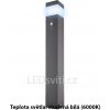 Zahradní sloupek s pohybovým čidlem GARD 76cm 5W denní bílá
