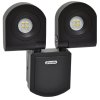 154731 5 cerny led reflektor 2x10w studena bila