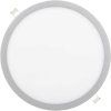 stříbrný kruhový vestavný LED panel 400mm (Barva světla Denní bílá, Stmívatelnost Stmívatelný, Výkon 36W)