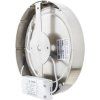 Chromový kruhový přisazený LED panel 166mm (Barva světla Teplá bílá, Výkon 12W)