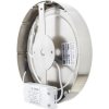 Chromový kruhový přisazený LED panel 225mm (Barva světla Teplá bílá, Výkon 18W)