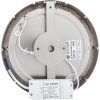 Chromový kruhový přisazený LED panel 225mm (Barva světla Teplá bílá, Výkon 18W)