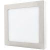 Chromový přisazený LED panel 166x166mm (Barva světla Teplá bílá, Výkon 12W)