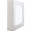 Chromový přisazený LED panel 166x166mm (Barva světla Teplá bílá, Výkon 12W)