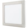 Chromový přisazený LED panel 166x166mm (Barva světla Teplá bílá, Výkon 12W)