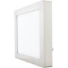 Chromový přisazený LED panel 225x225mm (Barva světla Teplá bílá, Výkon 18W)