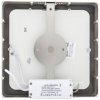 Chromový přisazený LED panel 225x225mm (Barva světla Teplá bílá, Výkon 18W)