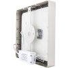 Chromový přisazený LED panel 225x225mm (Barva světla Teplá bílá, Výkon 18W)