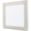 Chromový přisazený LED panel 225x225mm (Barva světla Teplá bílá, Výkon 18W)