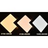 Chromový přisazený LED panel 225x225mm (Barva světla Teplá bílá, Výkon 18W)