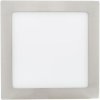 Chromový přisazený LED panel 225x225mm (Barva světla Teplá bílá, Výkon 18W)
