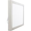 Chromový přisazený LED panel 300x300mm (Barva světla Denní bílá, Výkon 25W)