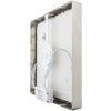 Chromový přisazený LED panel 300x300mm (Barva světla Denní bílá, Výkon 25W)