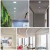 Chromový kruhový vestavný LED panel 120mm (Barva světla Denní bílá, Výkon 6W)