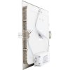 Chromový vestavný LED panel 225x225mm (Barva světla Teplá bílá, Výkon 18W)