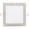 Chromový vestavný LED panel 225x225mm (Barva světla Teplá bílá, Výkon 18W)