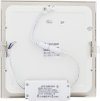 Chromový vestavný LED panel 225x225mm (Barva světla Teplá bílá, Výkon 18W)