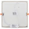 Chromový vestavný LED panel 300x300mm (Barva světla Teplá bílá, Výkon 25W)