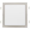 Chromový vestavný LED panel 300x300mm (Barva světla Teplá bílá, Výkon 25W)
