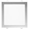 Chromový vestavný LED panel 300x300mm (Barva světla Teplá bílá, Výkon 25W)