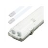 LED zářivkové těleso 120cm + 2x LED zářivka (Barva světla Teplá bílá, Stmívatelnost Nestmívatelný, Výkon 36W)